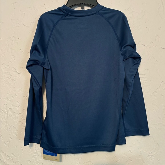 NAVISKIN UPF 50+ Long Sleeve Blue Swim Shirt Rash Guard Lightweight Quick Dry - Picture 2 of 6